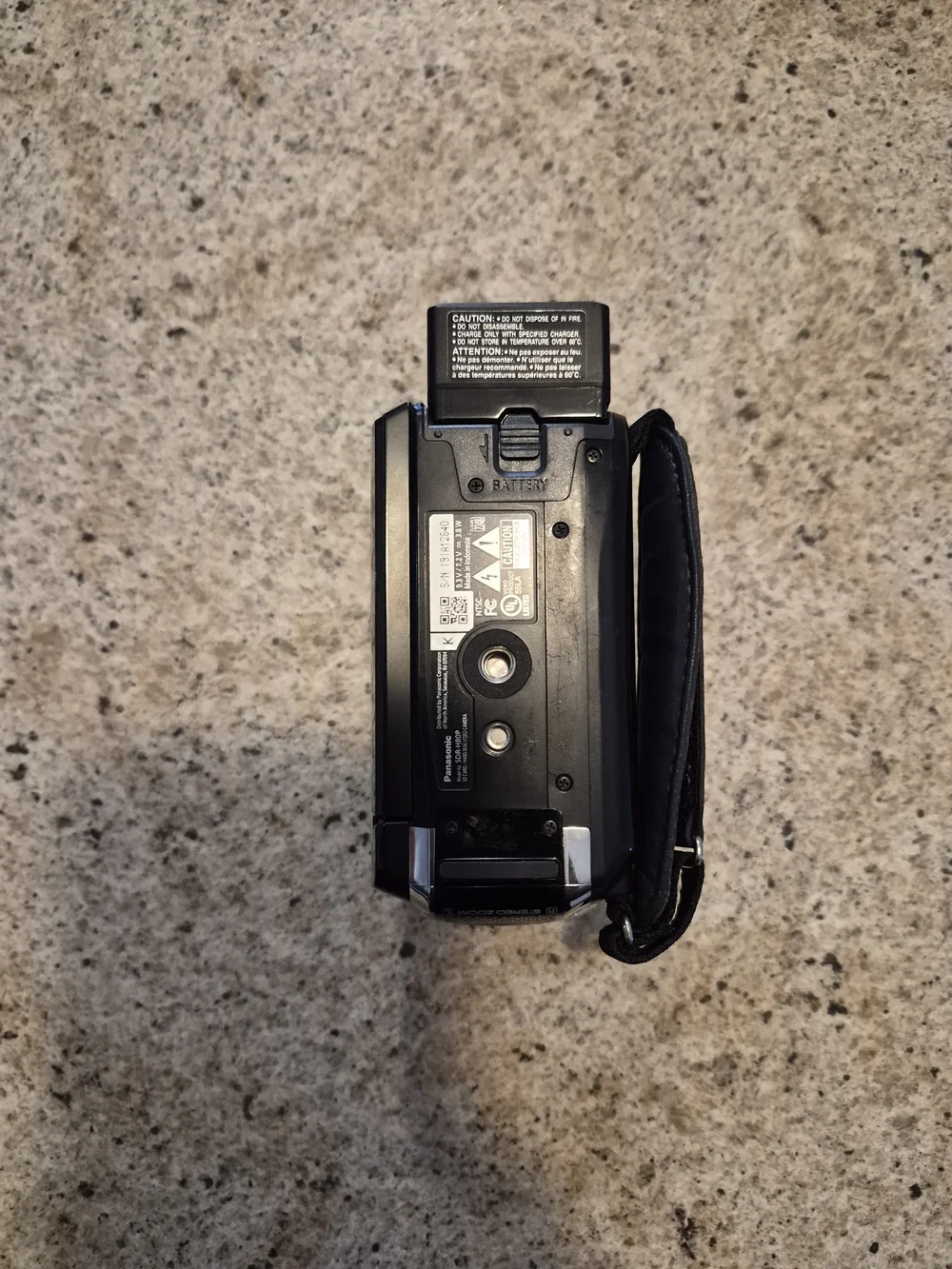 Panasonic Black SDR-H80 HDD Camcorder with 70x Optical Zoom